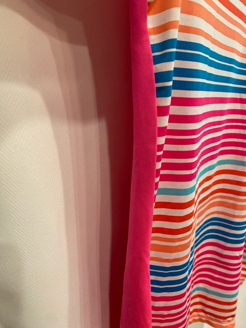 Reel Legends Long Sleeve Striped - Pink, Orange, Blue, White - Picture 2 of 6